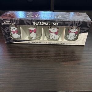 DISNEY MARIE THE CAT SHOT GLASSES